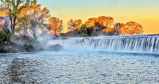 Edmunds Dam At Sunrise_P1190171-3.jpg - Photographed along the Rideau Canal Waterway near Smiths Falls, Ontario, Canada.